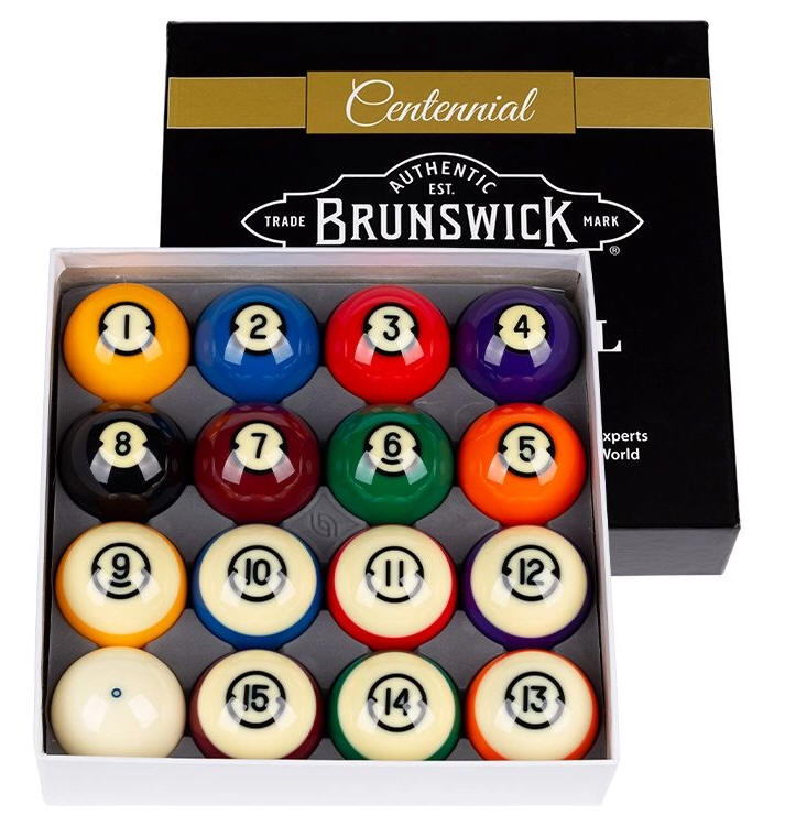 Brunswick Centennial Pool Balls