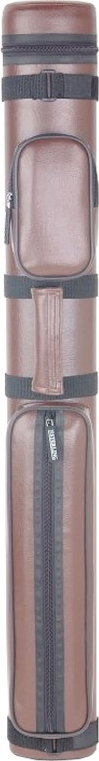 Sterling Brown Hard Pool Cue Case for 2 Cues Pool Cue