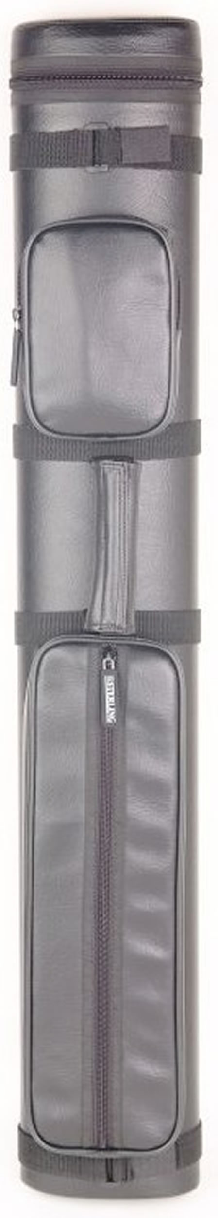 Sterling Black Hard Pool Cue Case for 2 Butts, 4 Shafts Pool Cue
