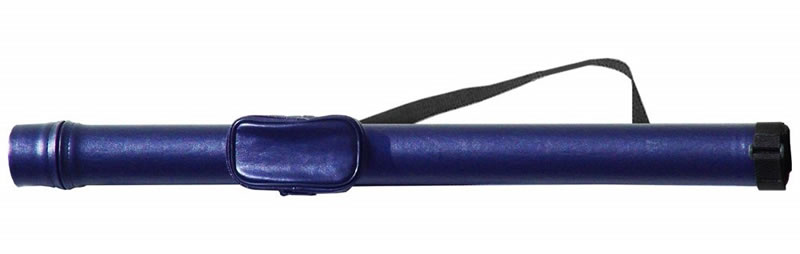 Sterling Round Blue Pool Cue Case for 1 Cue 
